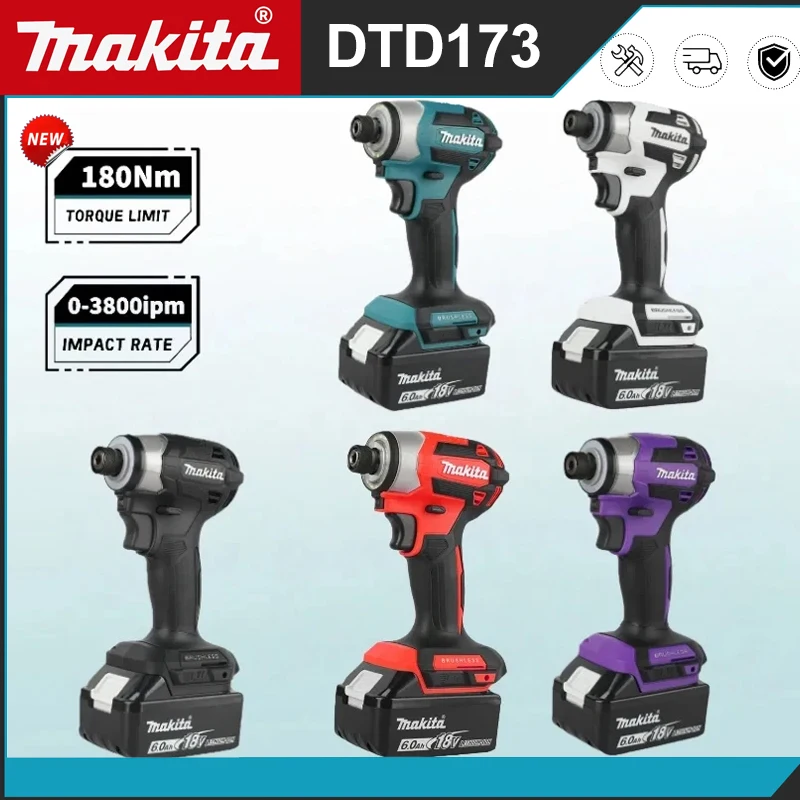 Cordless Drill Driver - Makita DTD173 18V LXT Cordless Brushless