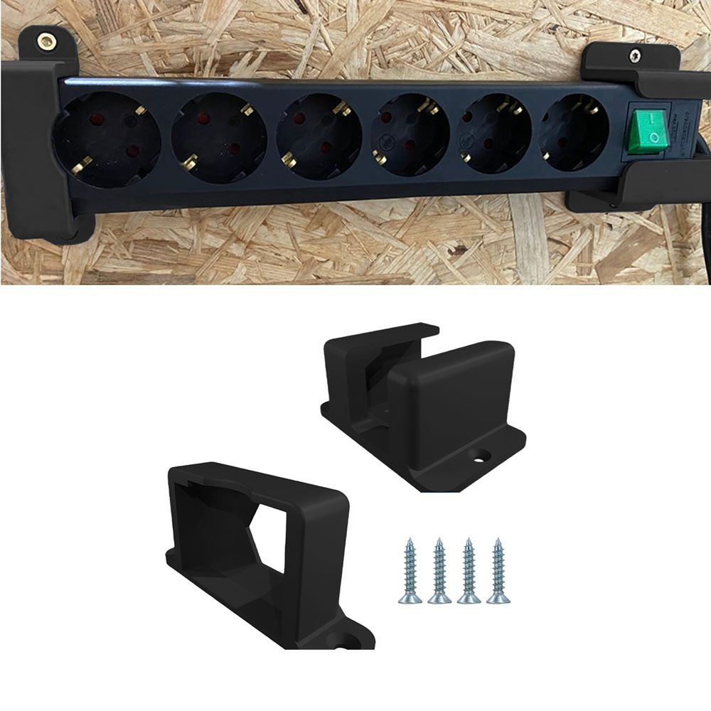 Power Tools Display Rack - Power Strip Bracket With 4 Screw