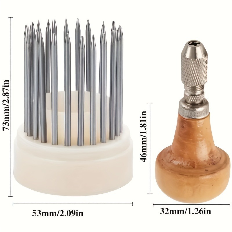 Power Tools You Need - 1Set Diamond Gem Setting Tool Set