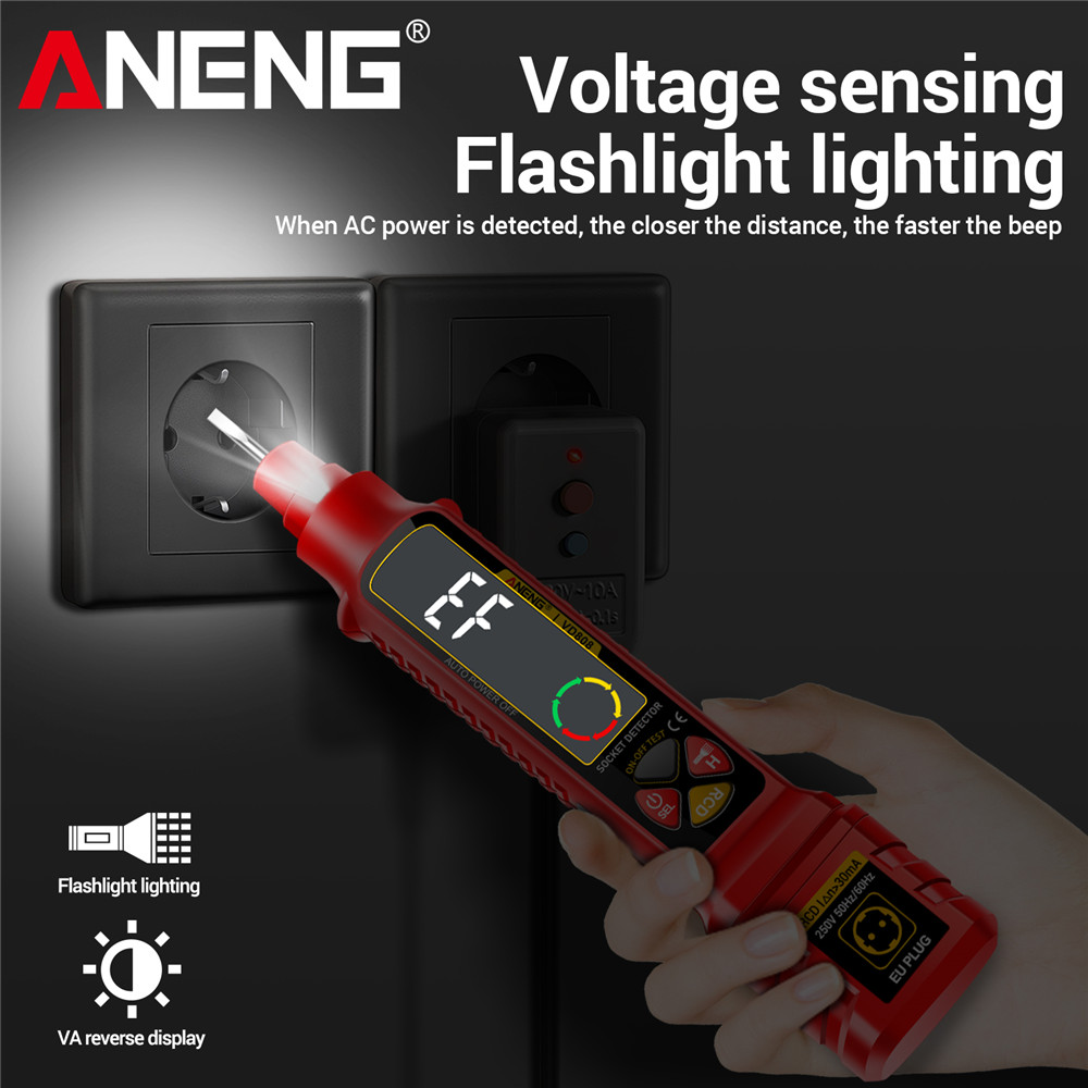 Socket Power Tester ANENG VD80 - огляд і ціна Power Tools Voltage