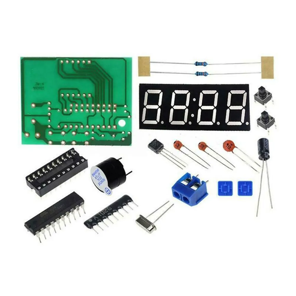 4-bit Digital Clock DIY Solder - огляд і ціна Power Tools Skills