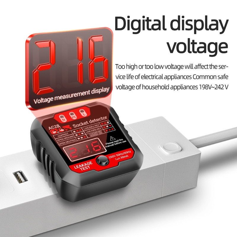 ANENG AC28 Socket Detector US/ - огляд і ціна Power Tools Voltage