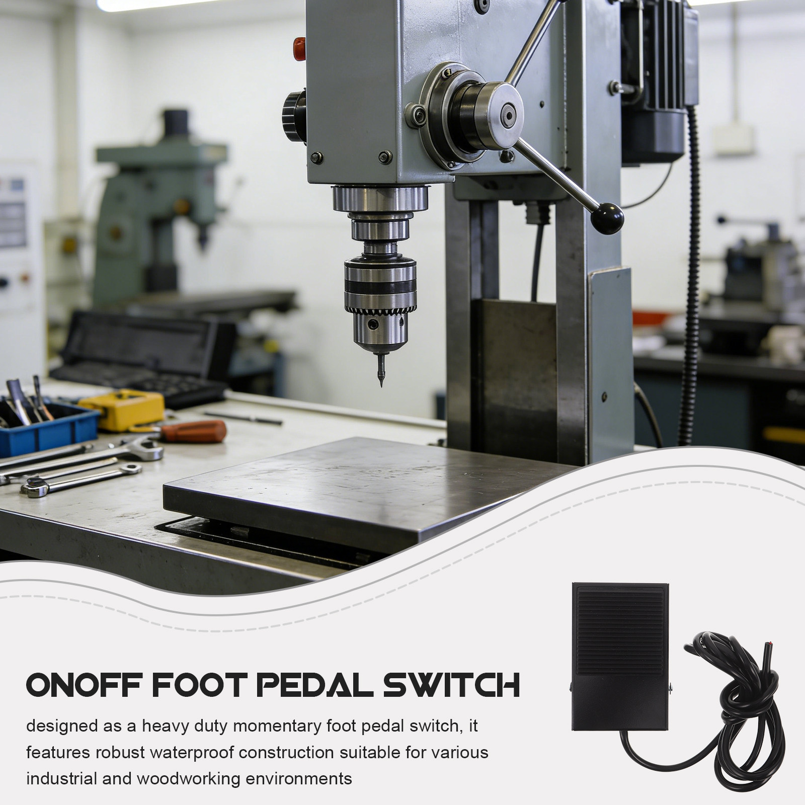 Momentary Foot Pedal Switch fo - огляд і ціна Power Tools Machine