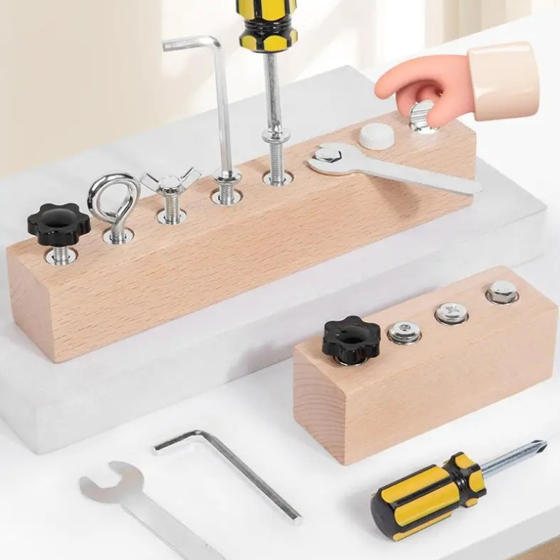 Kids Wooden Screw Nut Disassem - огляд і ціна Power Tools Skills