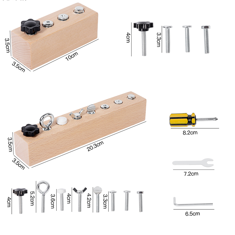 Kids Wooden Screw Nut Disassem - огляд і ціна Power Tools Skills