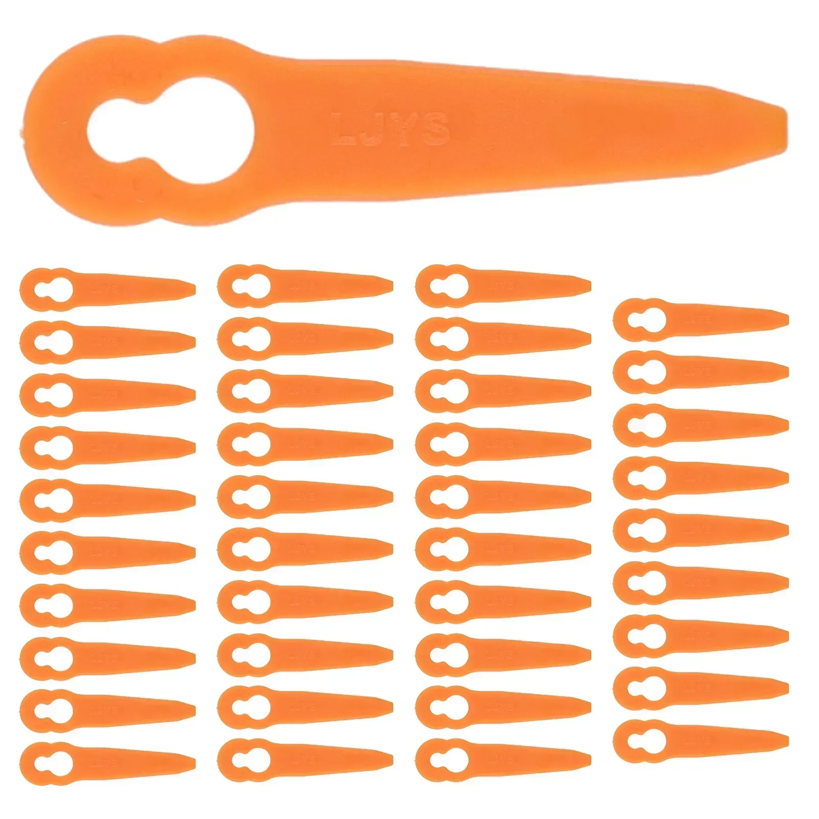 40pcs Plastic Blades Lawn Mowe - огляд і ціна Power Tools Orange