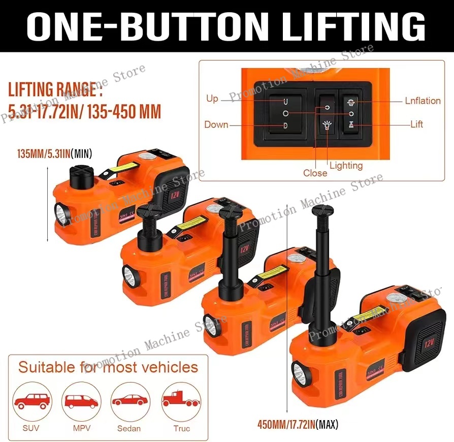 YYHC-Electric Hydraulic Car Ja - огляд і ціна Power Tools Orange
