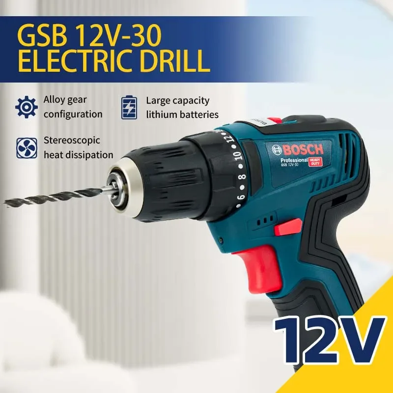 Bosch-GSB 12V-30 Professional  - огляд і ціна Power Tools Cordless