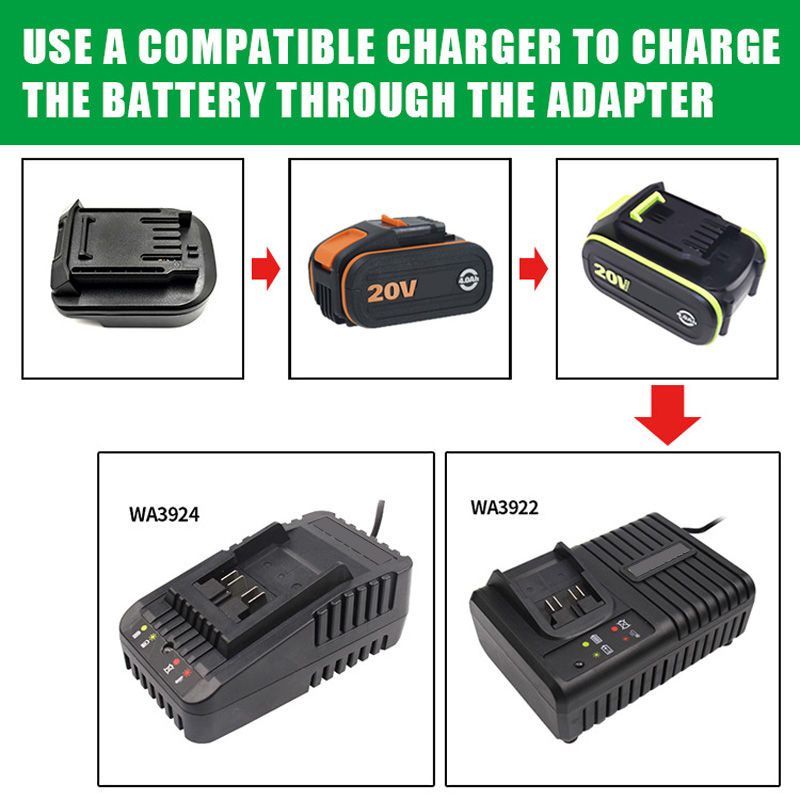 Battery Adapter Converter for  - огляд і ціна Power Tools Orange