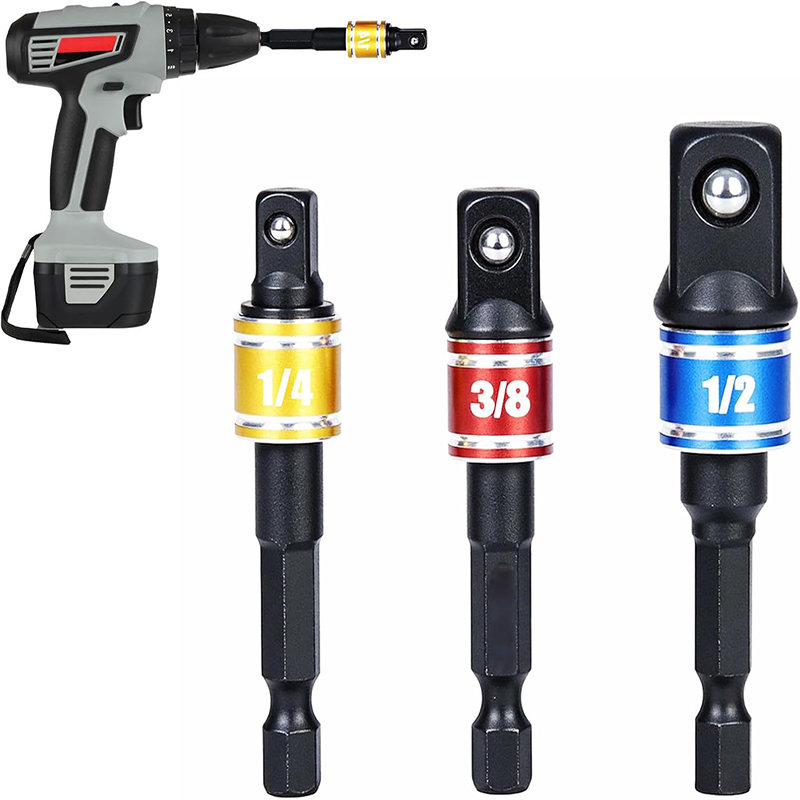 Impact Socket Adapter Set 3Pcs - огляд і ціна Cordless Drill Driver