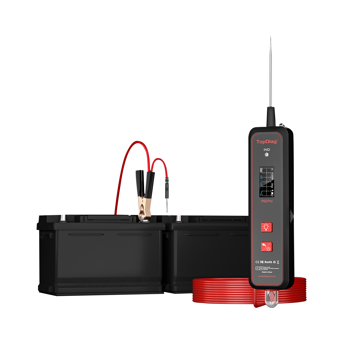 P50 PRO Car Circuit Tester Pow - огляд і ціна Power Tools Voltage