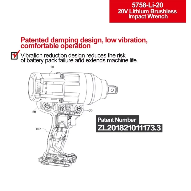 Devon 20V large torque three t - огляд і ціна Power Tools Cordless