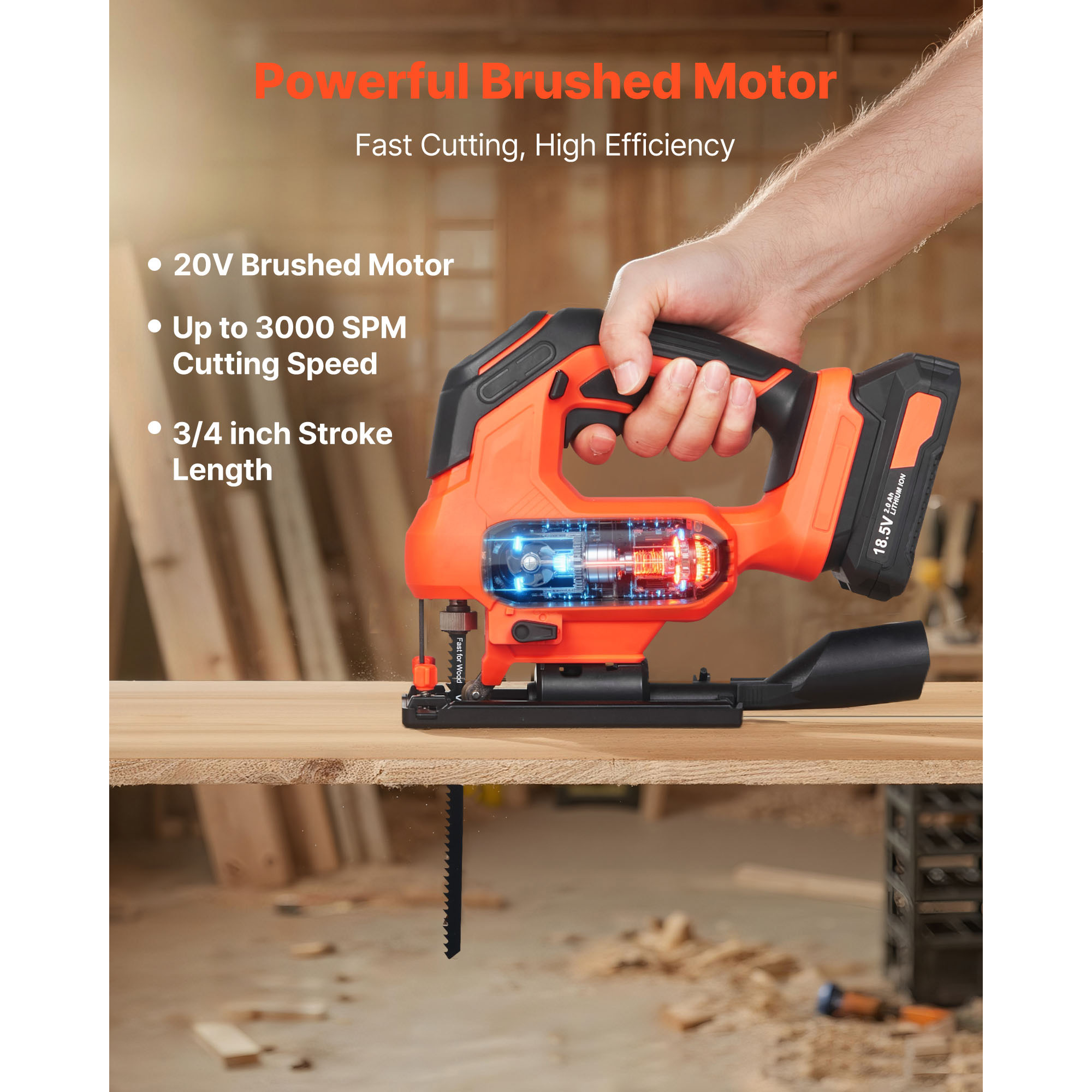 SucceBuy Jig Saw 3000 SPM/3500 - огляд і ціна Jigsaw Orbital Blade