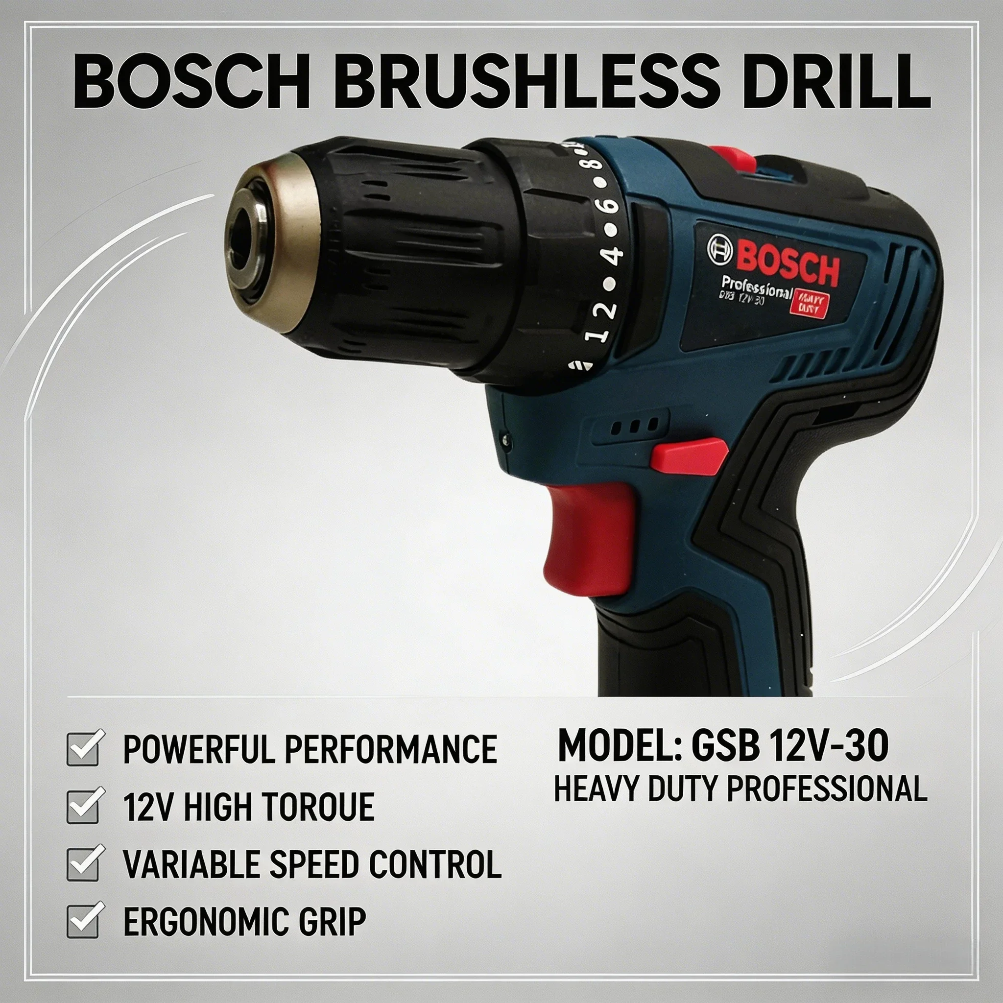 Bosch-GSB 12V-30 Professional  - огляд і ціна Power Tools Cordless