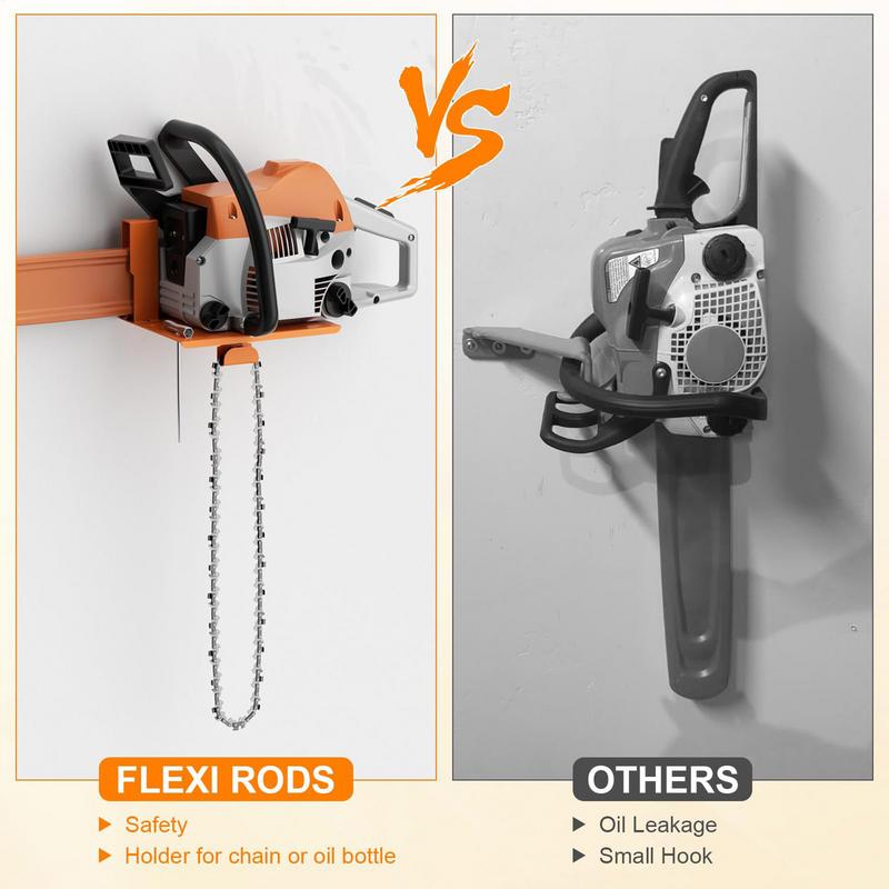 Chainsaw Wall Mount Hanger Hea - огляд і ціна Power Tools Display Rack