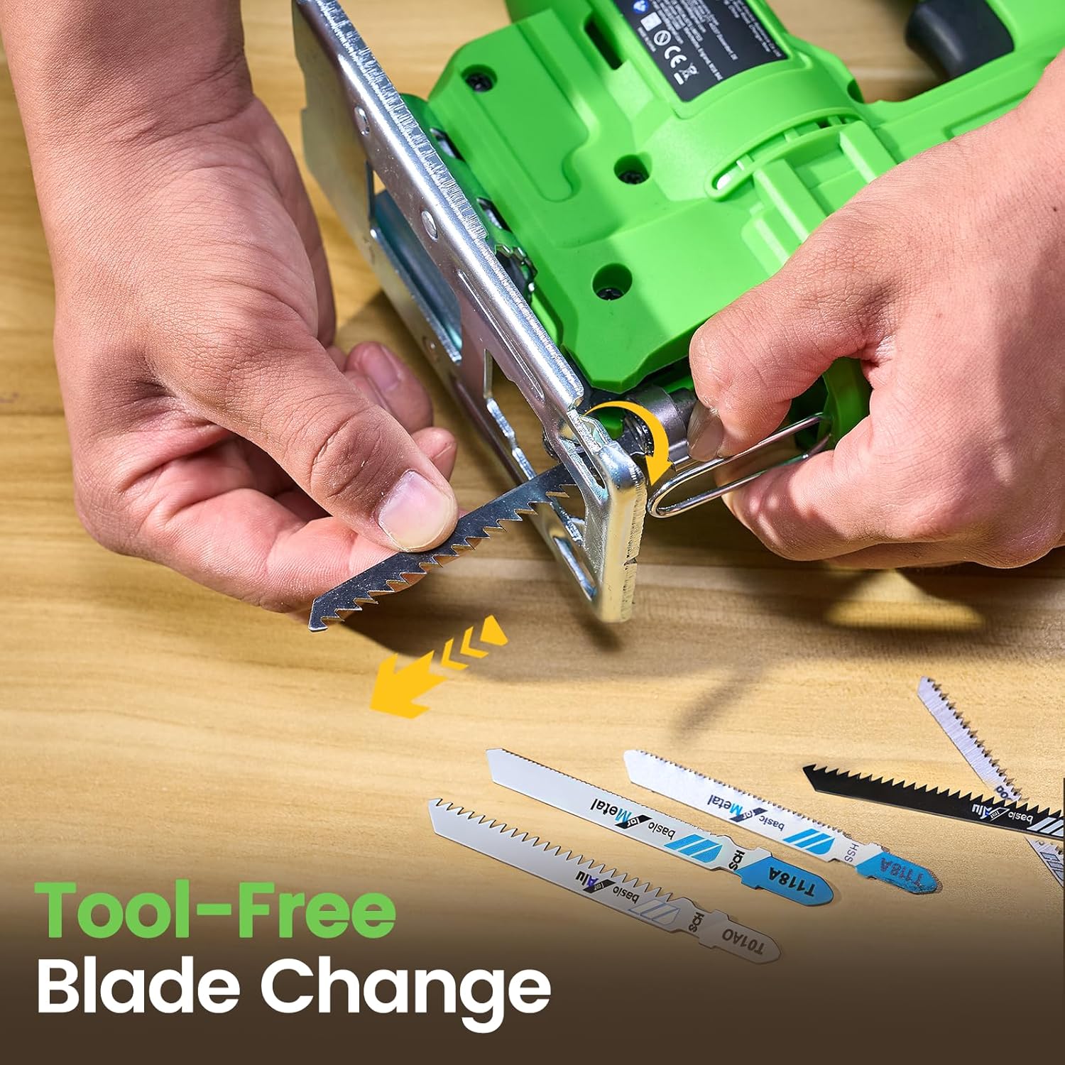 Taskstar Cordless Jig Saw Tool - огляд і ціна Jigsaw Orbital Blade