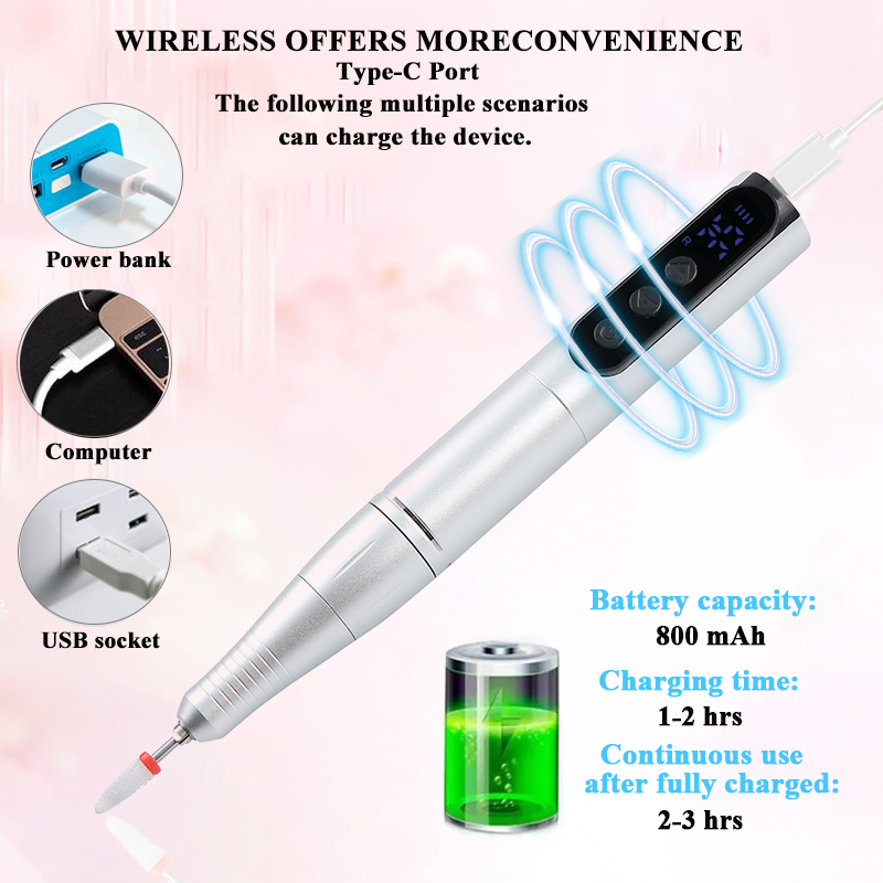Wireless 35000RPM Nail Drill P - огляд і ціна Power Tools Online